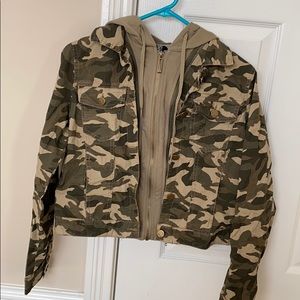 Camo zip up